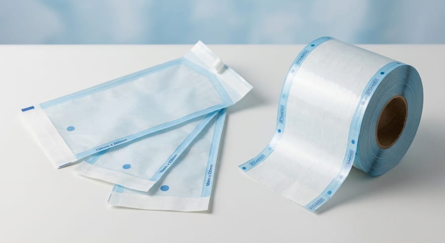 Envelopes e bobinas para esterilização em papel grau cirúrgico e filme